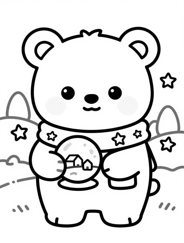 Pipo com o globo de neve